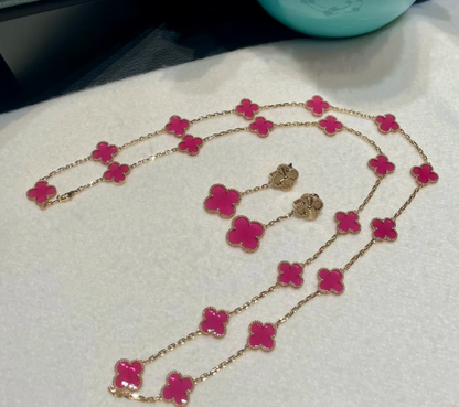 [Lume Jewelry ] 26 NEW PINK BUBBLE ENAMEL SET