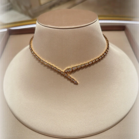 [Lume Jewelry]NEW！SERPENT DIAMOND NECKLACE