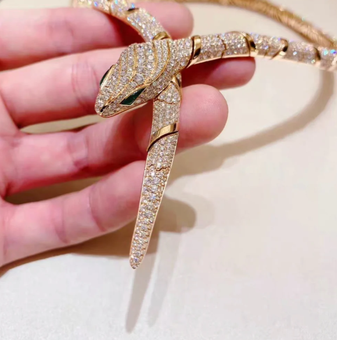 [Lume Jewelry]HAUTE COUTURE GOLD SERPENTI NECKLACE
