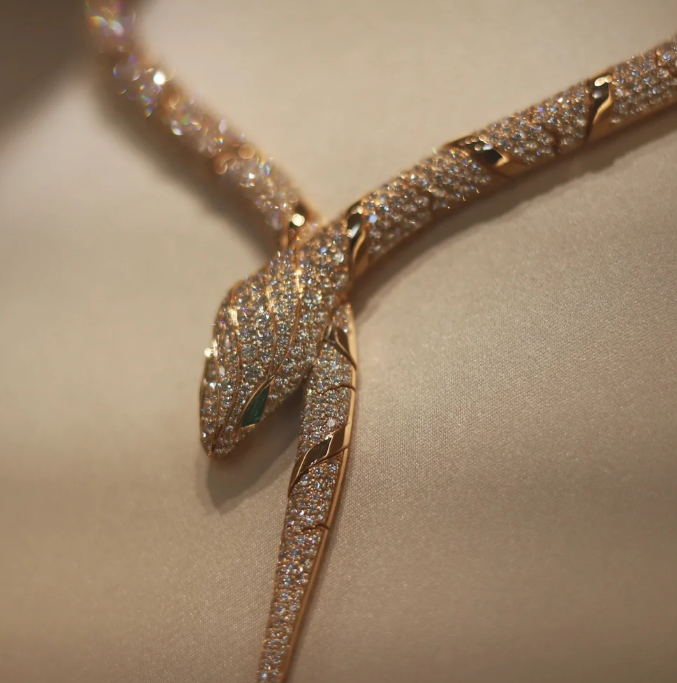 [Lume Jewelry]HAUTE COUTURE GOLD SERPENTI NECKLACE