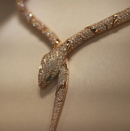 [Lume Jewelry]HAUTE COUTURE GOLD SERPENTI NECKLACE