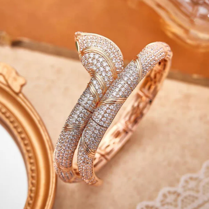 [Lume Jewelry]HAUTE COUTURE GOLD SERPENTI BRACELET