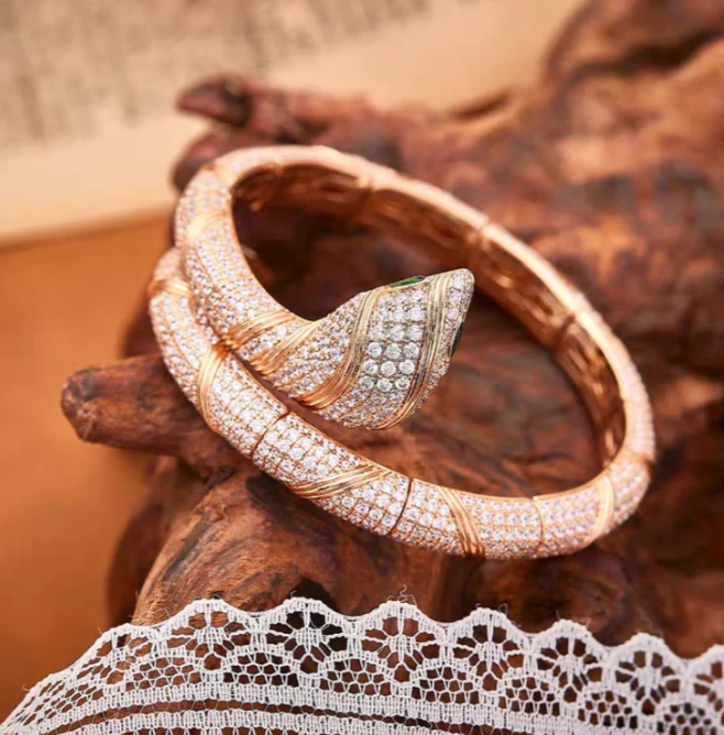 [Lume Jewelry]HAUTE COUTURE GOLD SERPENTI BRACELET