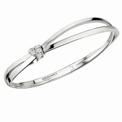 ¡®Lume Jewelry¡¯Liens Séduction Bracelet | Diamond Twisted Knot Bangle