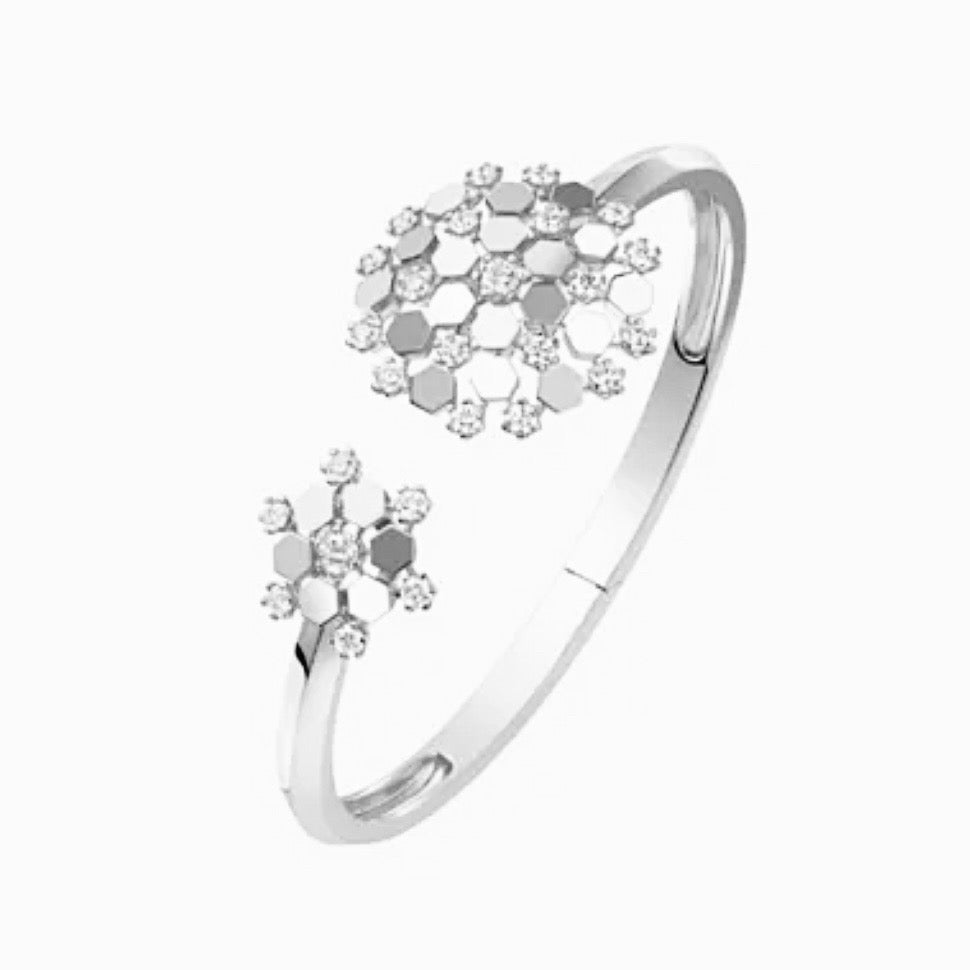 ¡®Lume Jewelry¡¯ Honeycomb Diamond Open Bangle