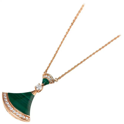 [Lume Jewelry]DREAM NECKLACE MALACHITE DIAMOND