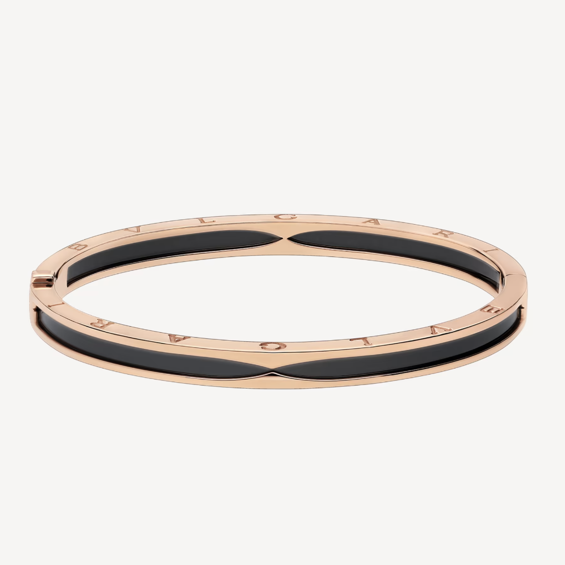 [Lume Jewelry]ZERO 1 PINK GOLD WITH BLACK CERAMIC BRACELET