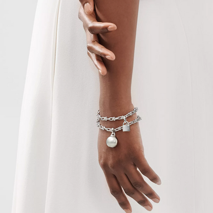 [Lume Jewelry]HARDWEAR SMALL WRAP SILVER BRACELET