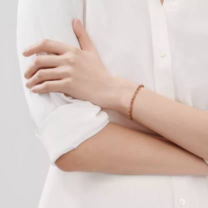 [Lume Jewelry]HARDWEAR MICRO LINK 44 MOTIF PINK GOLD BRACELET