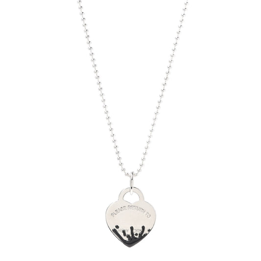 [Lume Jewelry]COLOUR HEART SPLASH TAG NECKLACE