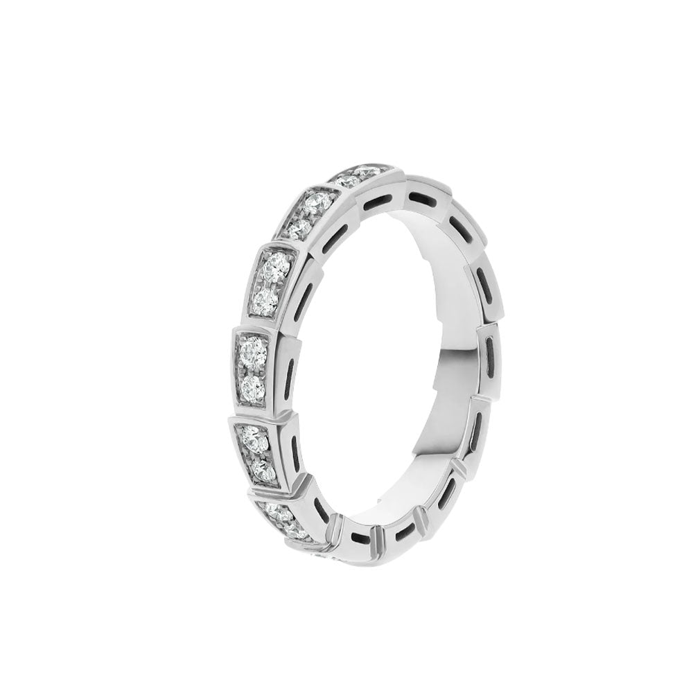 [Lume Jewelry]SERPENTI RING SILVER DIAMOND PAVED 3MM