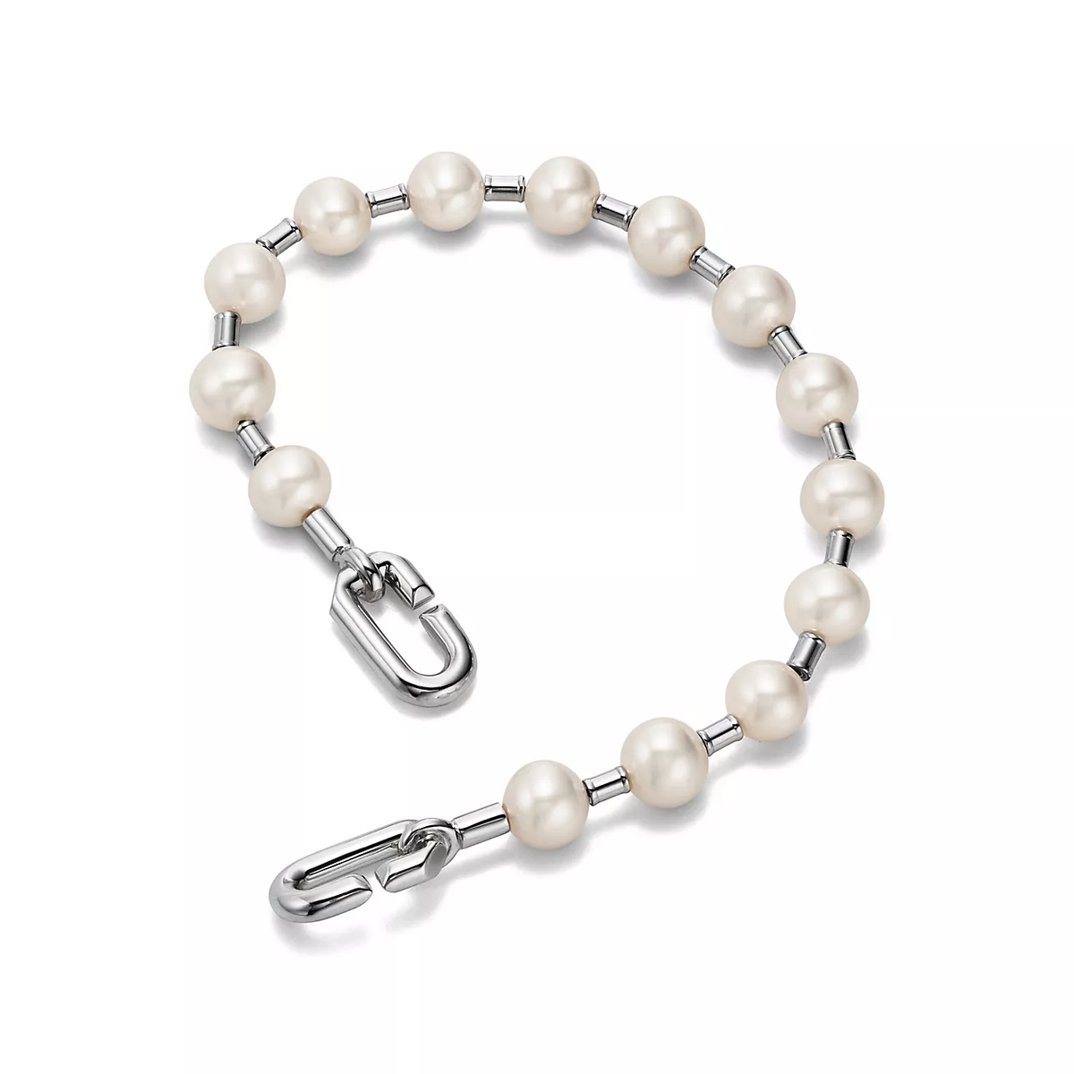 [Lume Jewelry]PEARL 7-8MM SILVER BRACELET