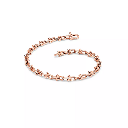 [Lume Jewelry]HARDWEAR MICRO LINK 44 MOTIF PINK GOLD BRACELET