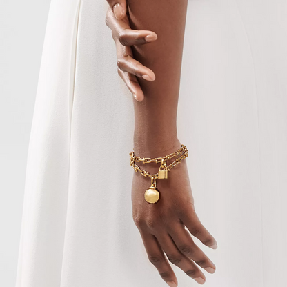 [Lume Jewelry]HARDWEAR SMALL WRAP GOLD BRACELET