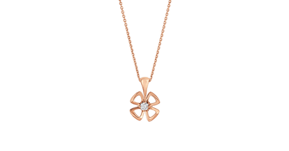 [Lume Jewelry]FIOREVER NECKLACE DIAMOND CENTER