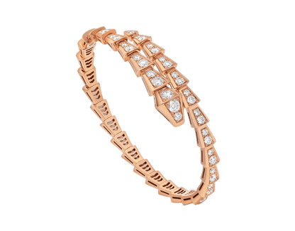 [Lume Jewelry]SERPENTI BRACELET 6.8MM PINK GOLD DIAMOND