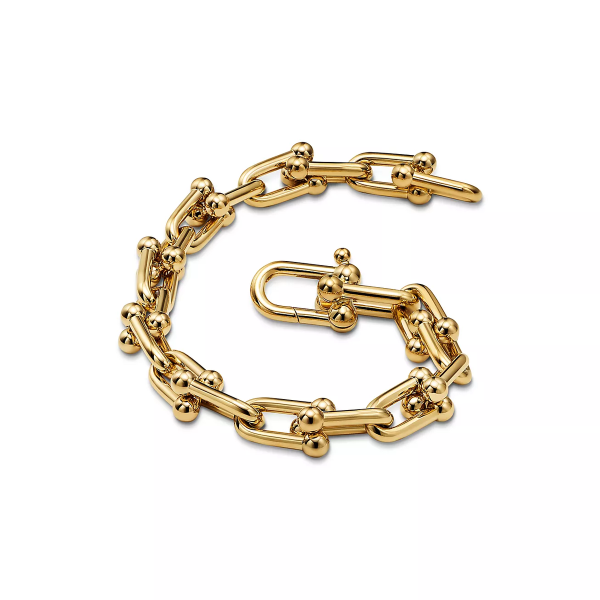 [Lume Jewelry]HARDWEAR MEDIUM LINK 20 MOTIF GOLD BRACELET