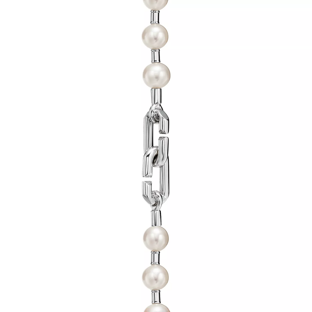 [Lume Jewelry]PEARL LOCK SILVER BRACELET