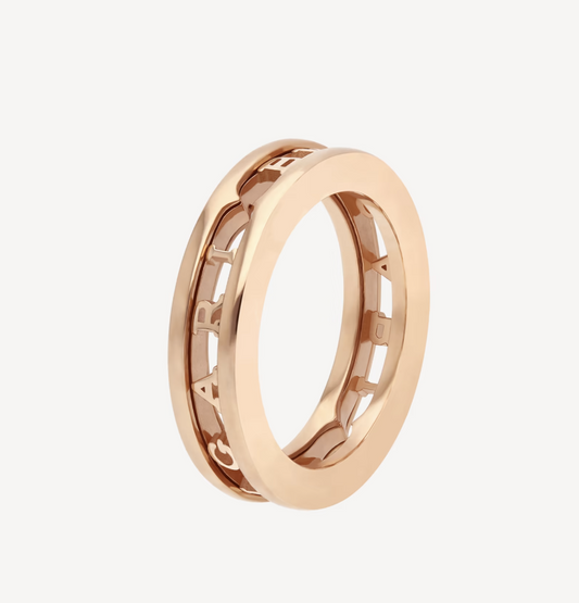 [Lume Jewelry]ZERO 1 ONE-BAND WITH OPENWORK LOGO SPIRAL RING