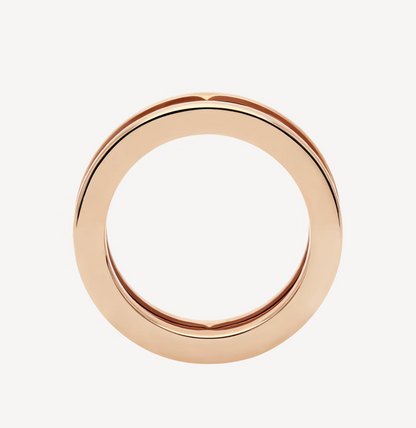 [Lume Jewelry]ZERO 1 ONE-BAND WITH OPENWORK LOGO SPIRAL RING