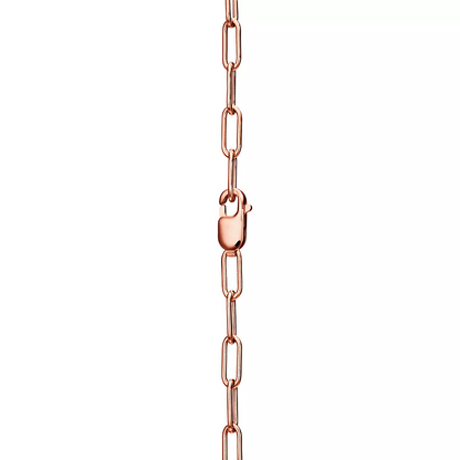 [Lume Jewelry]LOCK NECKLACE MEDIUM PENDANT PINK GOLD PAVED DIAMONDS