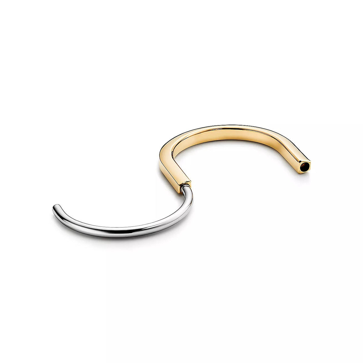 [Lume Jewelry]LOCK BRACELET YELLOW AND WHITE GOLD