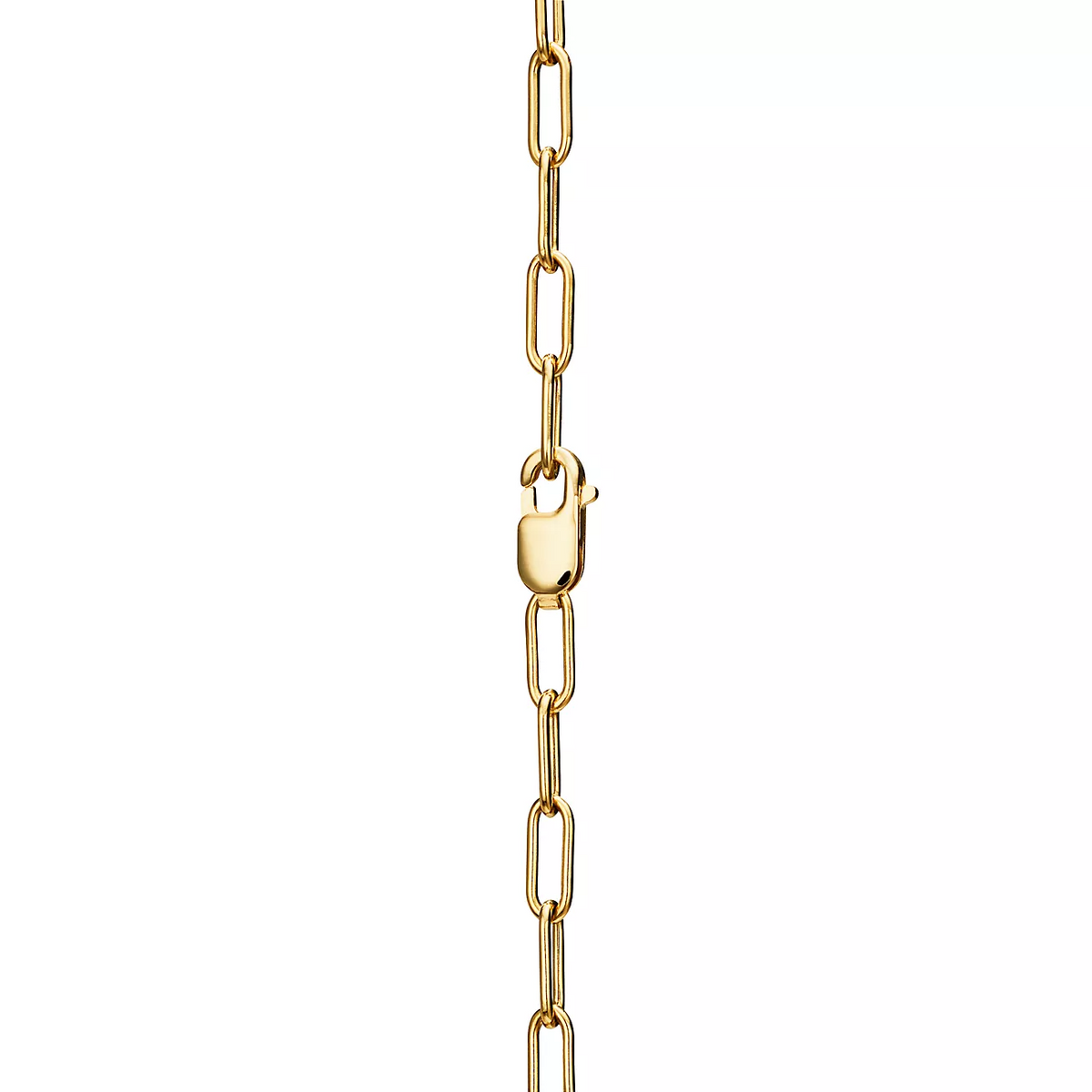 [Lume Jewelry]LOCK NECKLACE MEDIUM PENDANT GOLD PAVED DIAMONDS