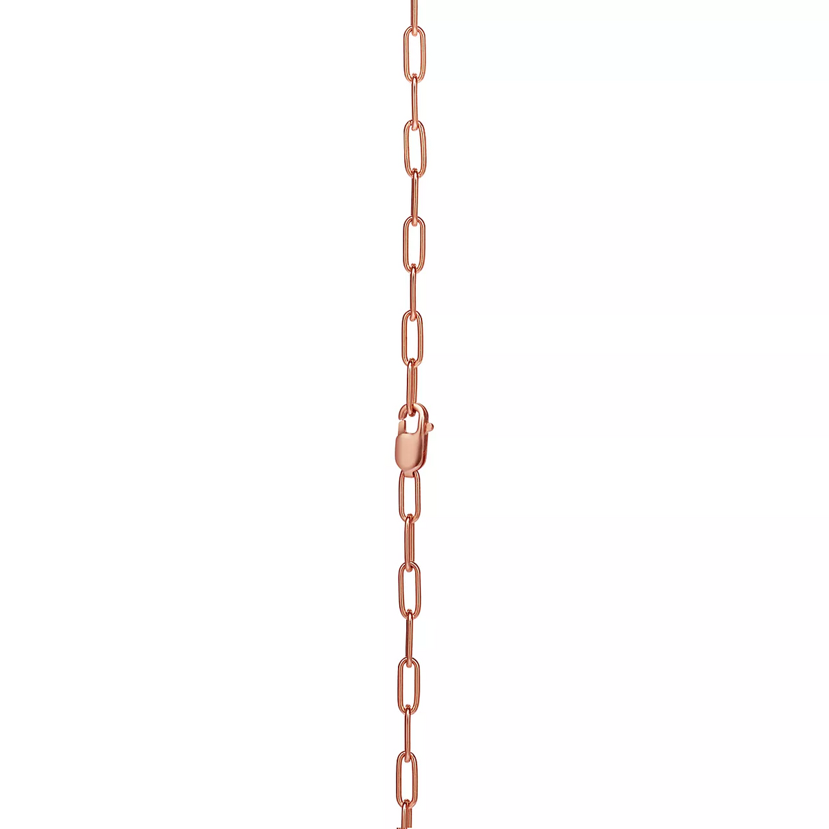[Lume Jewelry]LOCK MEDIUM PENDANT PINK DIAMOND PINK GOLD NECKLACE