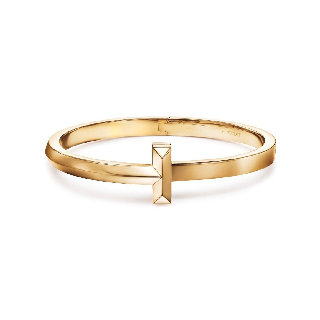 [Lume Jewelry]T1 WIDE HINGED BANGLE BRACELET