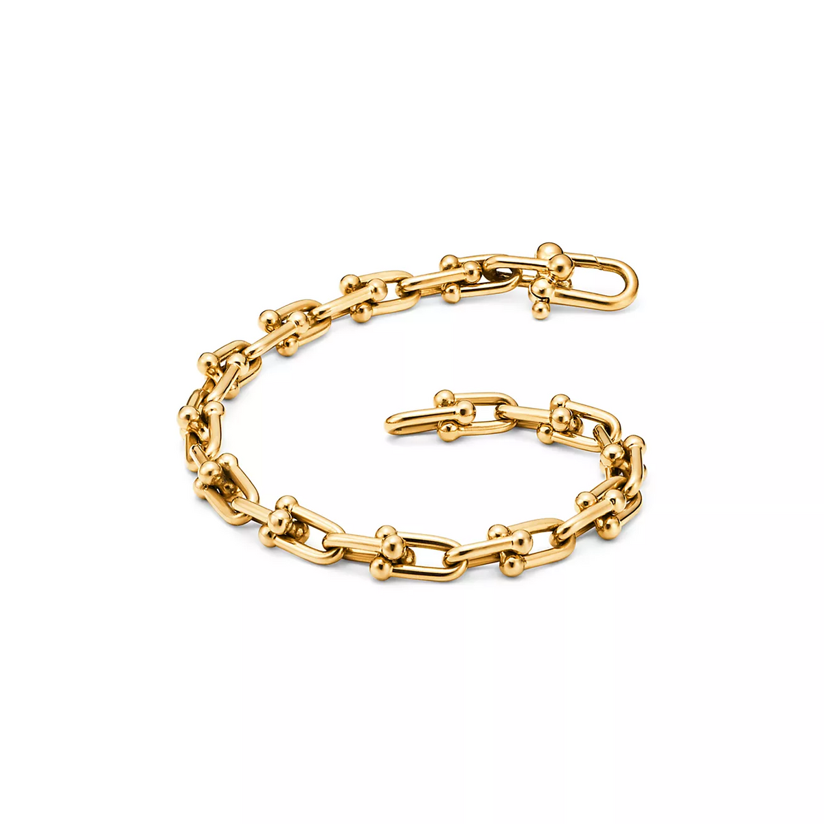 [Lume Jewelry]HARDWEAR SMALL LINK 26 MOTIF GOLD BRACELET