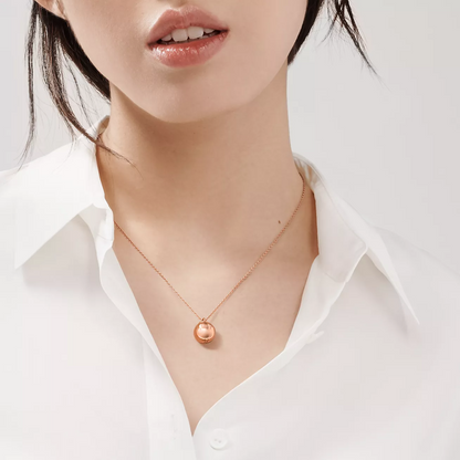 [Lume Jewelry]BALL PENDANT 12.75MM NECKLACE