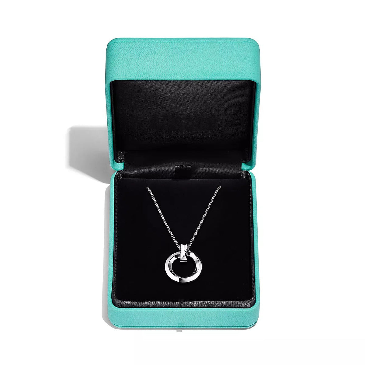 [Lume Jewelry]T CIRCLE PENDENT SILVER NECKLACE