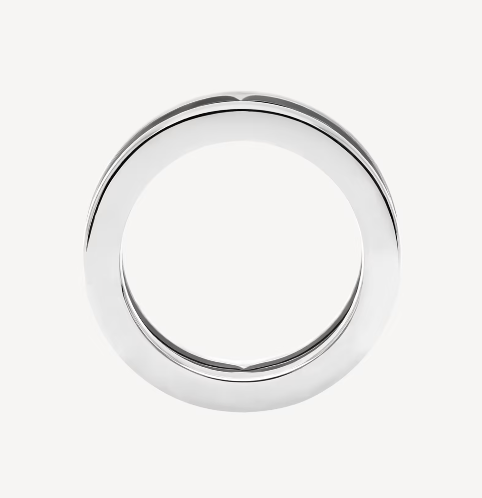 [Lume Jewelry]ZERO 1 ONE-BAND WITH OPENWORK LOGO SPIRAL RING