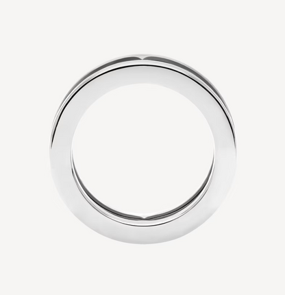 [Lume Jewelry]ZERO 1 ONE-BAND WITH OPENWORK LOGO SPIRAL RING