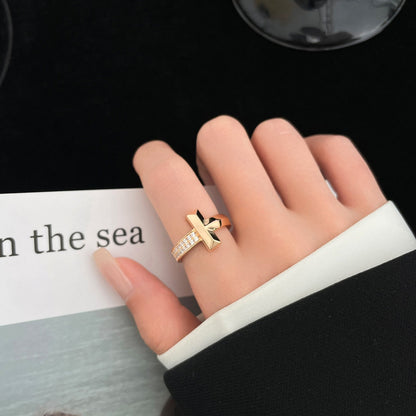 [Lume Jewelry]T WIDE DIAMOND RING