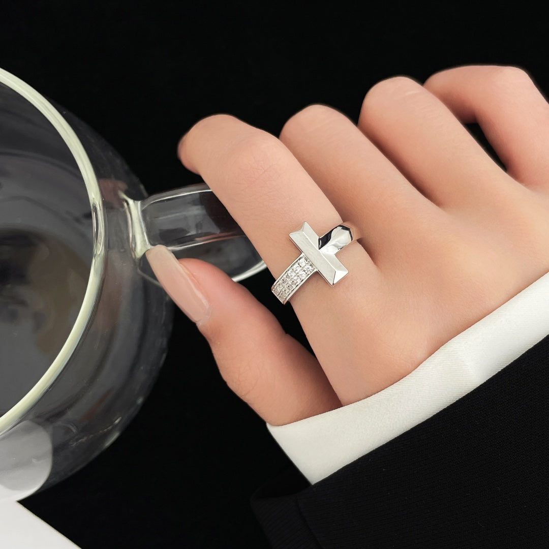[Lume Jewelry]T WIDE DIAMOND RING