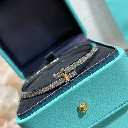 [Lume Jewelry]EDGE DIAMOND GOLD SILVER BRACELET