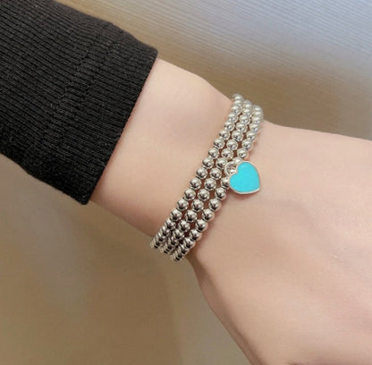[Lume Jewelry]RETURN TO TIF SILVER BEAD NECKLACE