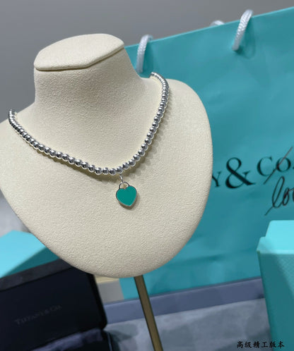 [Lume Jewelry]RETURN TO TIF SILVER BEAD NECKLACE