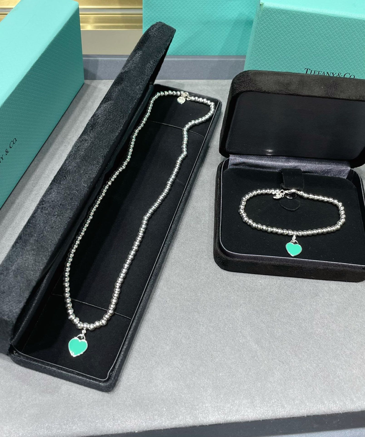 [Lume Jewelry]RETURN TO TIF SILVER BEAD NECKLACE