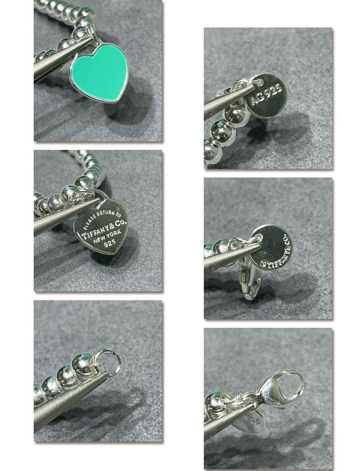 [Lume Jewelry]RETURN TO TIF SILVER BEAD NECKLACE
