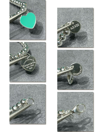 [Lume Jewelry]RETURN TO TIF SILVER BEAD NECKLACE