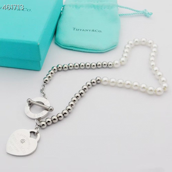 [Lume Jewelry]RETURN TO TIF HEART TAF BEAD PEARL BRACELET