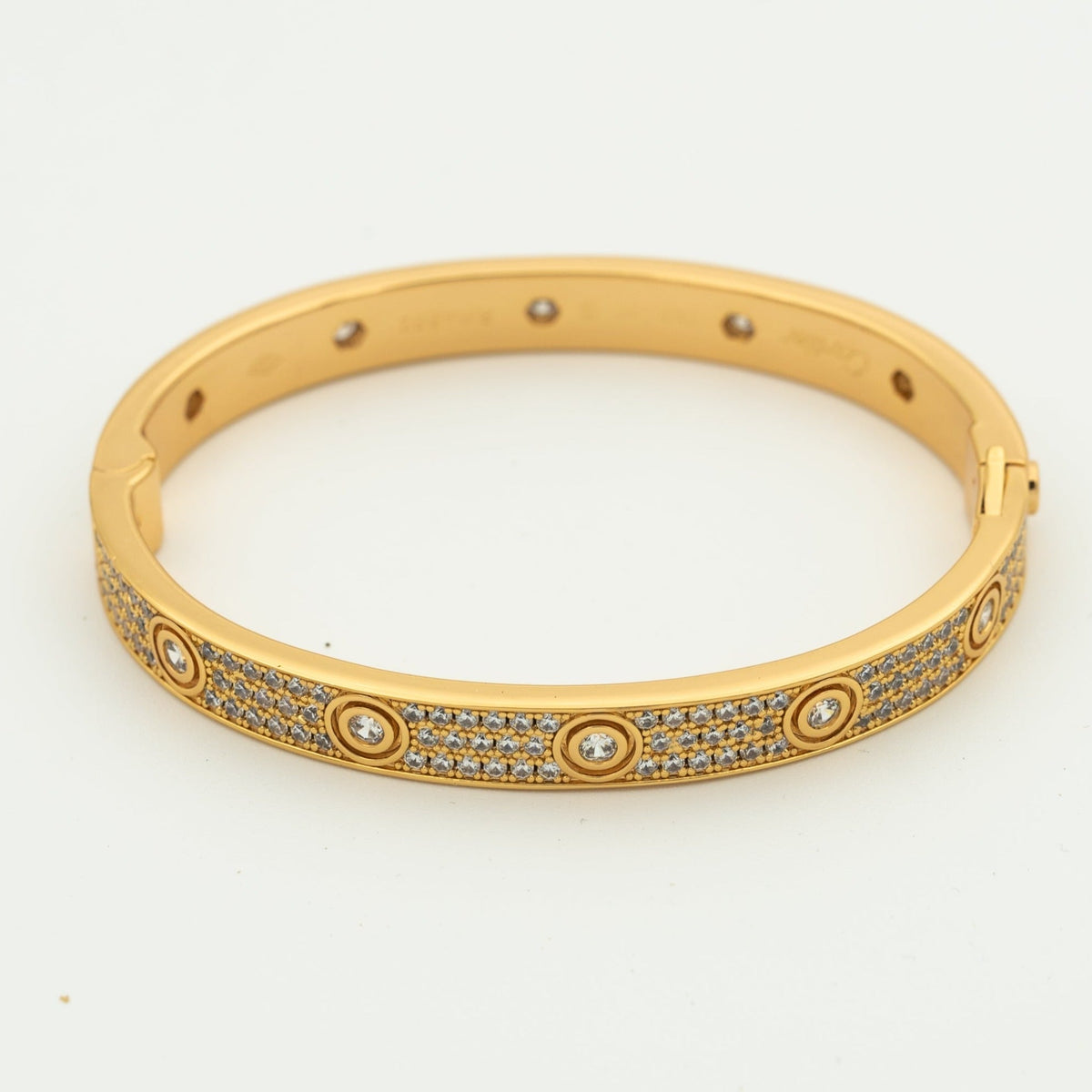 ¡®Lume Jewelry¡¯LOVE BRACELET 6.1MM DIAMOND-PAVED 10 BIG DIAMONDS