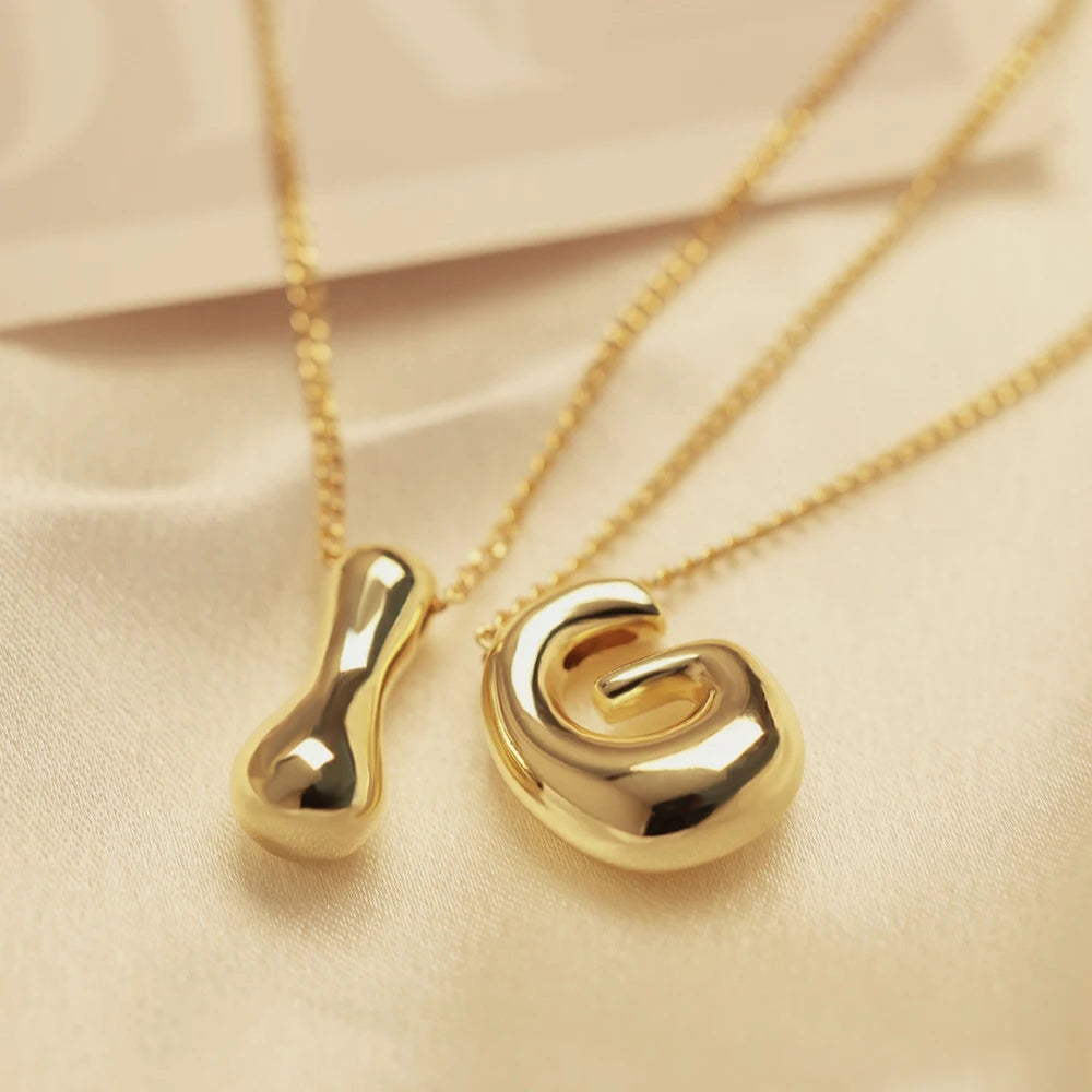 Vintage Initial Necklace