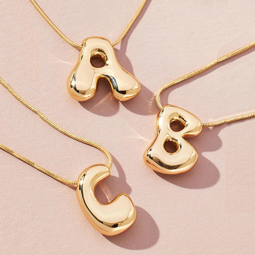 Vintage Initial Necklace