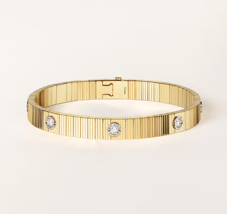 Demo NEW 7 MM 7-DIAMOND HEART-SHAPED BRACELET