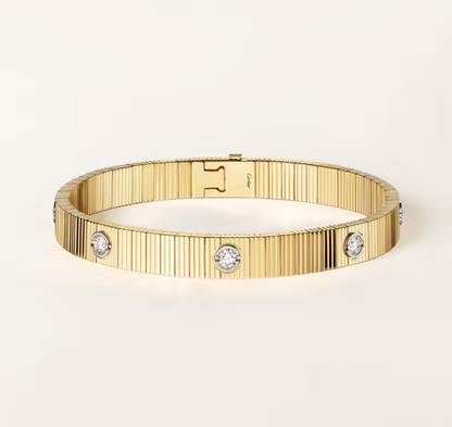 Demo NEW 7 MM 7-DIAMOND HEART-SHAPED BRACELET