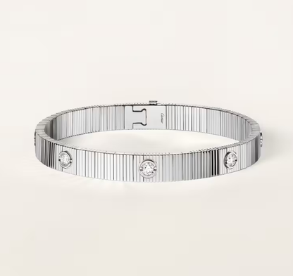 Demo NEW 7 MM 7-DIAMOND HEART-SHAPED BRACELET