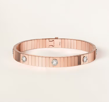 Demo NEW 7 MM 7-DIAMOND HEART-SHAPED BRACELET